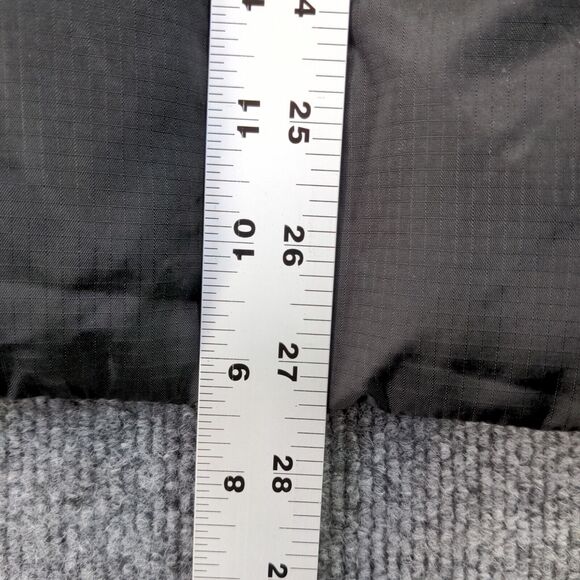 Steve & Barry's Double Down Puffer Jacket Womens Size L Black Full Zip #961124 - Picture 5 of 14